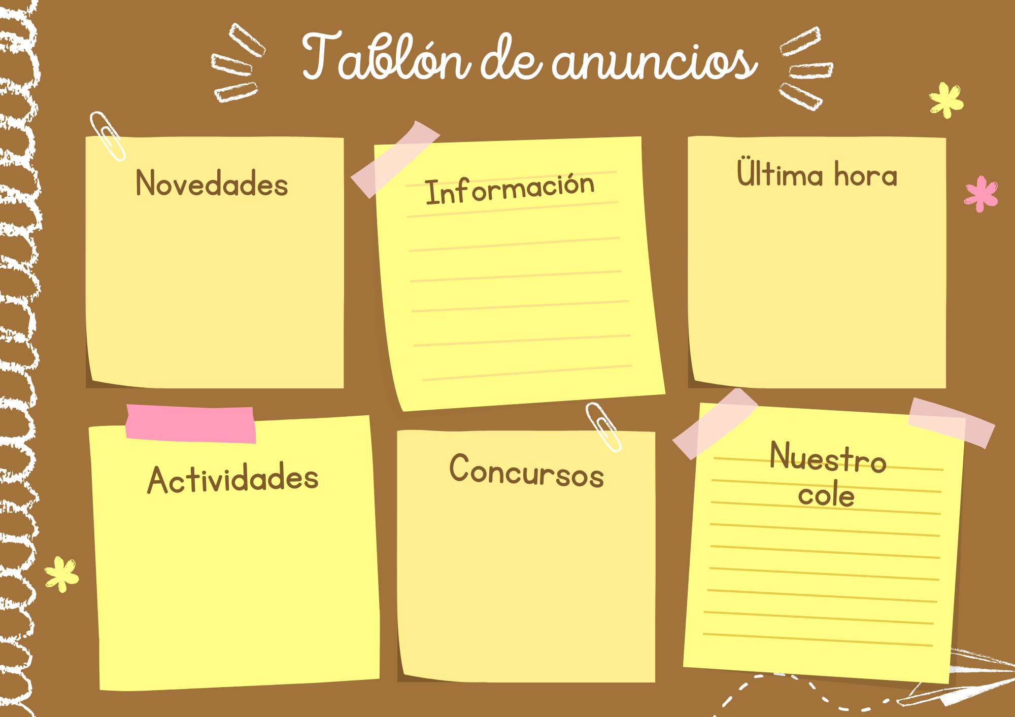 Tablón de anuncios